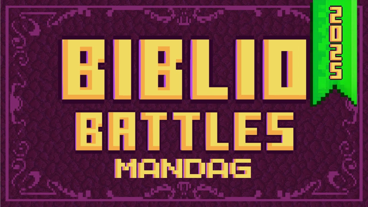 Bibliobattles 2025 - Mandag (med giveaways)!