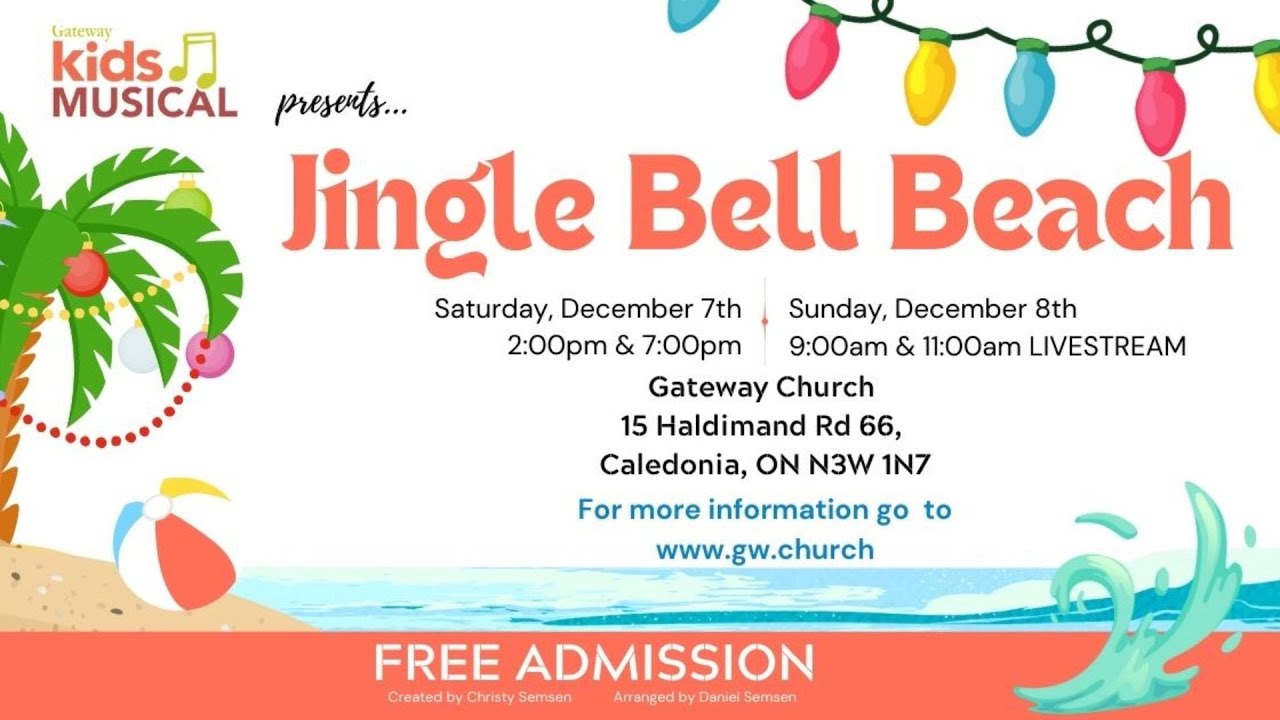 Jingle Bell Beach | Christmas Musical December 8th, 2024
