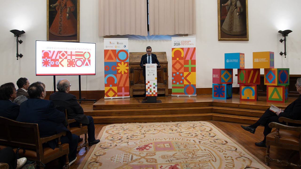 El V Centenario de la Escuela de Salamanca arranca con 70 actividades académicas y culturales