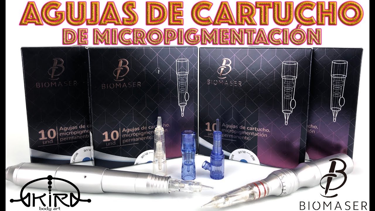 AGUJAS de Cartucho BIOMASER para Micropigmentación | Tattoo Tutorial de Akira Body Art