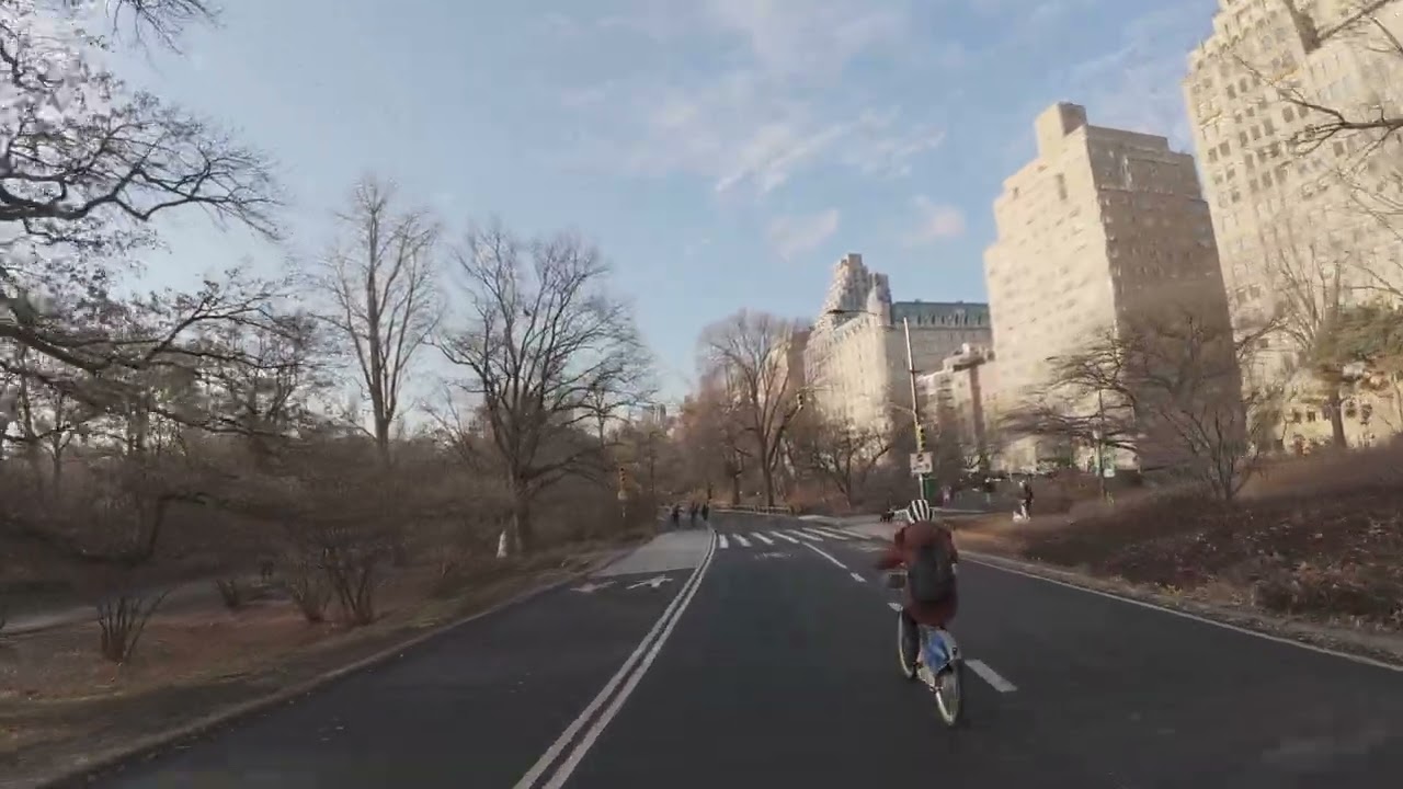 POV: Morning Ride from Morningside Park Through Central Park | NY