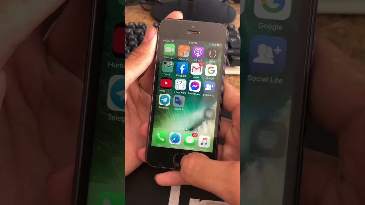 iOS 10.3.1 iPhone 5 I don&rsquo;t need updates #appleiphone #iphone5 #smartphone
