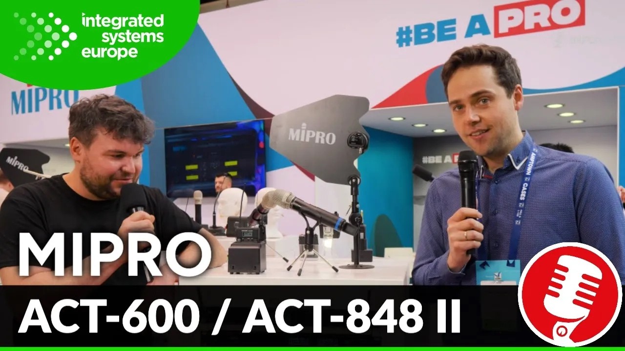 Systemy bezprzewodowe MIPRO ACT-600 & serii 848 II | ISE 2026