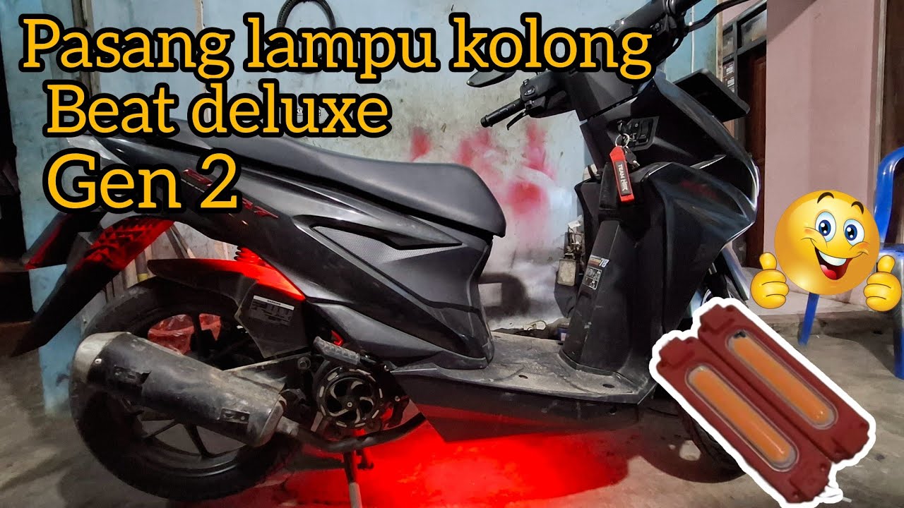 Cara pasang lampu kolong motor beat deluxe gen 2