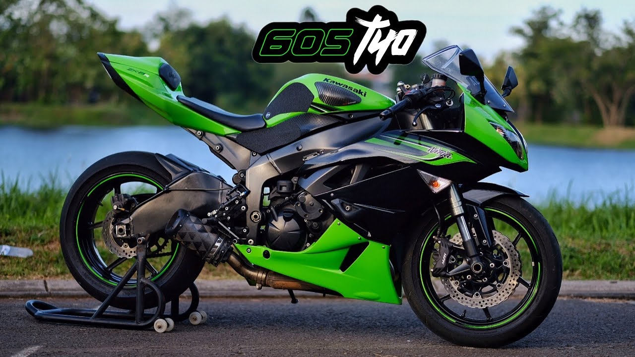 TEST RIDE zx6r DUAL gopro  #18
