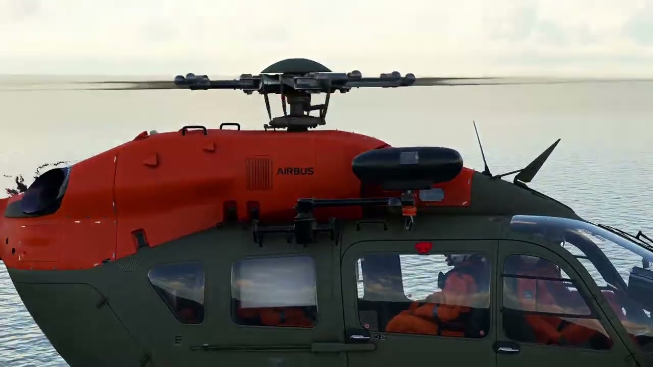 [MSFS 2020] - H145 - Rettungsflug - von Helgoland nach Klinikum Wilhelmshaven - Seerettung -gameplay