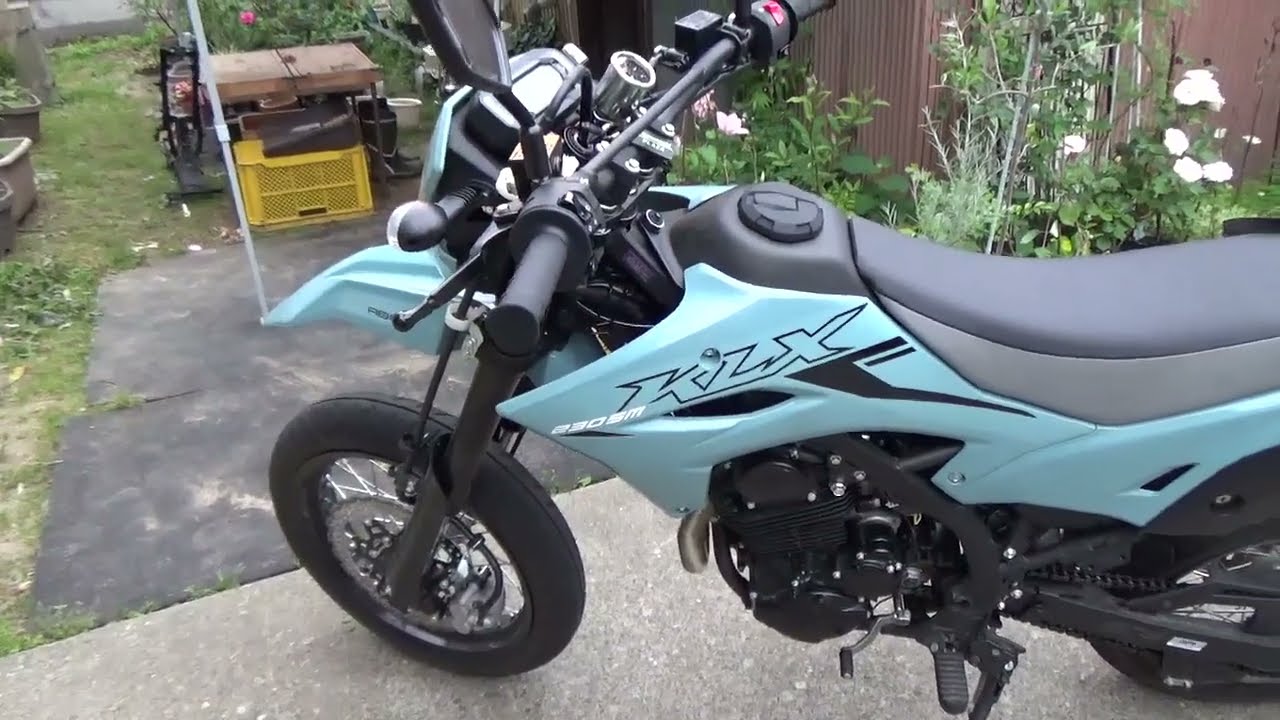 KLX230SM　ゆらゆら とフラつく！？現象の原因はこれだよ！