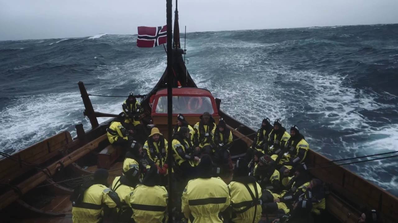 Draken in the North Sea storm