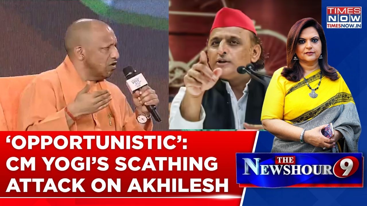 UP CM Yogi Slams Akhilesh Yadav’s ‘Avsarvad’: ‘He Names Shankaracharya But Backs Ghazi’ | Watch