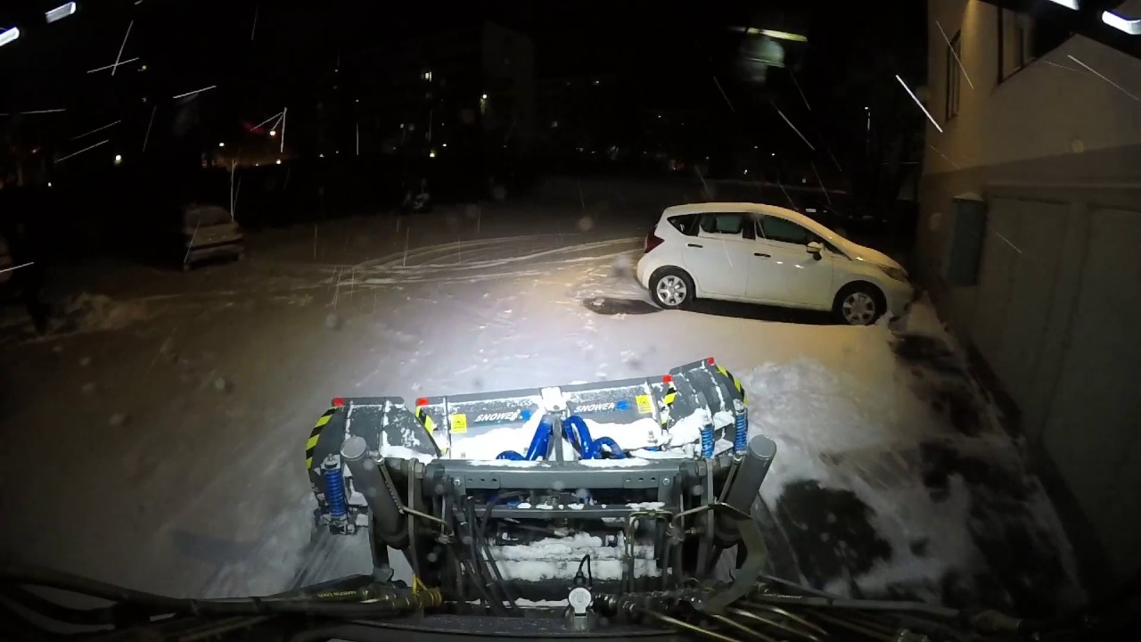 Snowplowing - Wille 455 & snowek U280