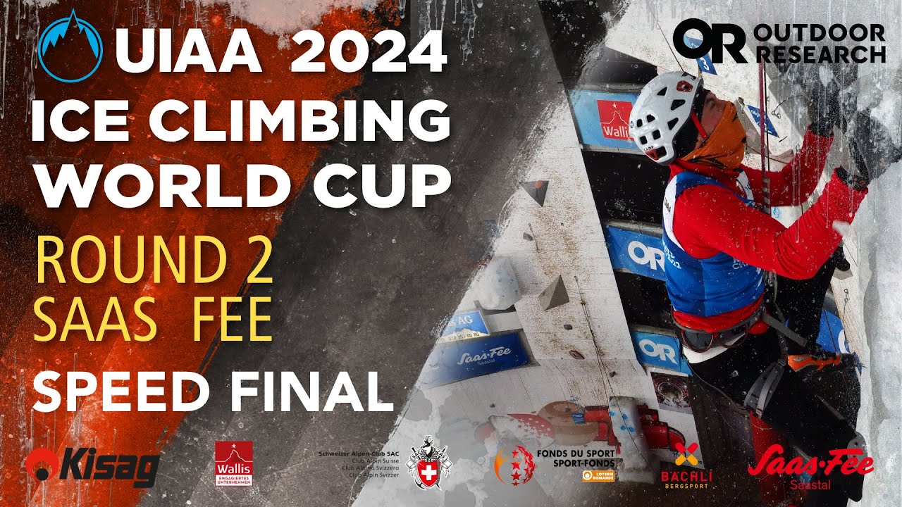 UIAA 2024 Ice Climbing World Cup Round 2 SPEED FINAL - Saas Fee, Switzerland