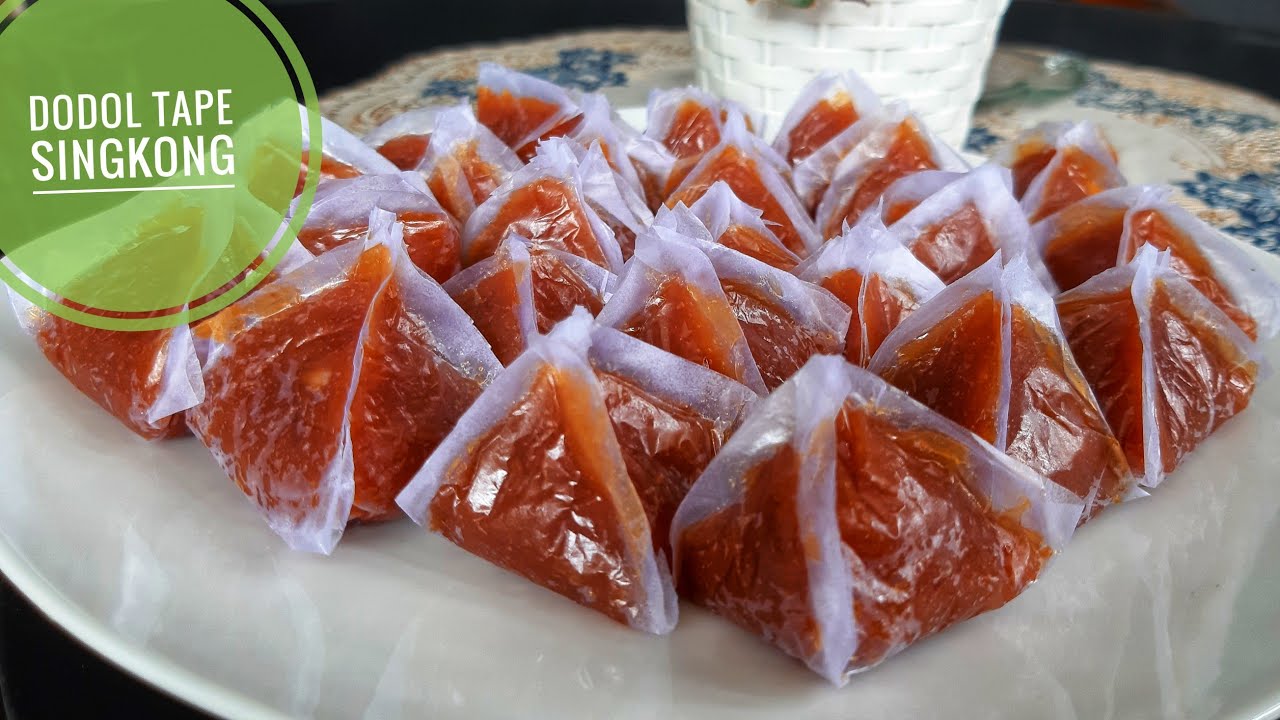 Dodol Tape Singkong || cara mudah membuat dodol tape