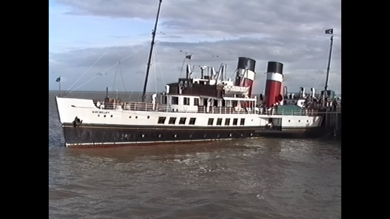 P.S. Waverley from London Tower Pier to Tilbury, Southend and Clacton in October 1993