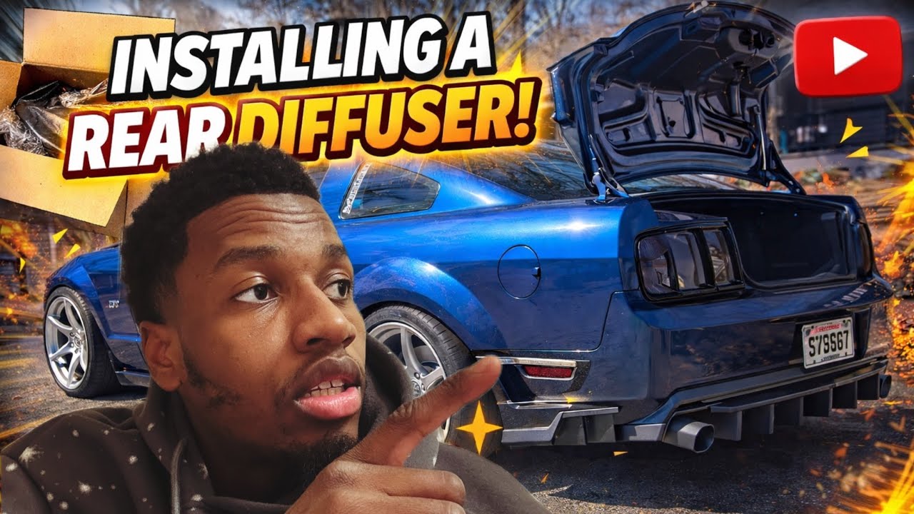 Установка заднего диффузора на Mustang GT | Эта модификация меняет всё!