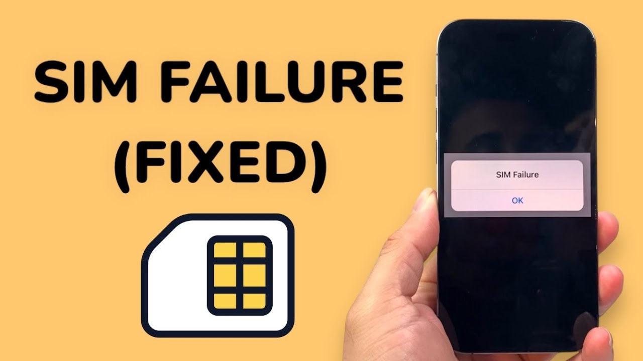 How To Fix SIM Failure On iPhone