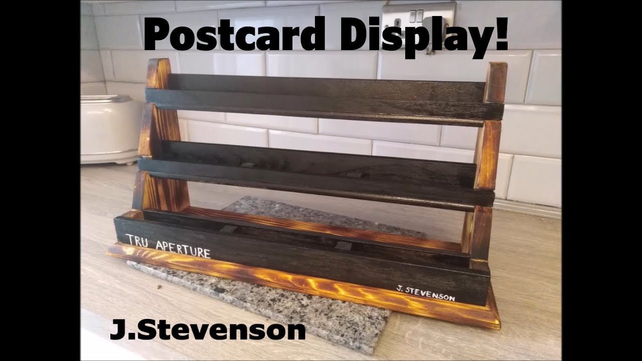 Making a Postcard Display Stand!!