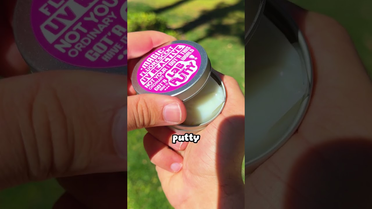 what UV REACTIVE putty looks like