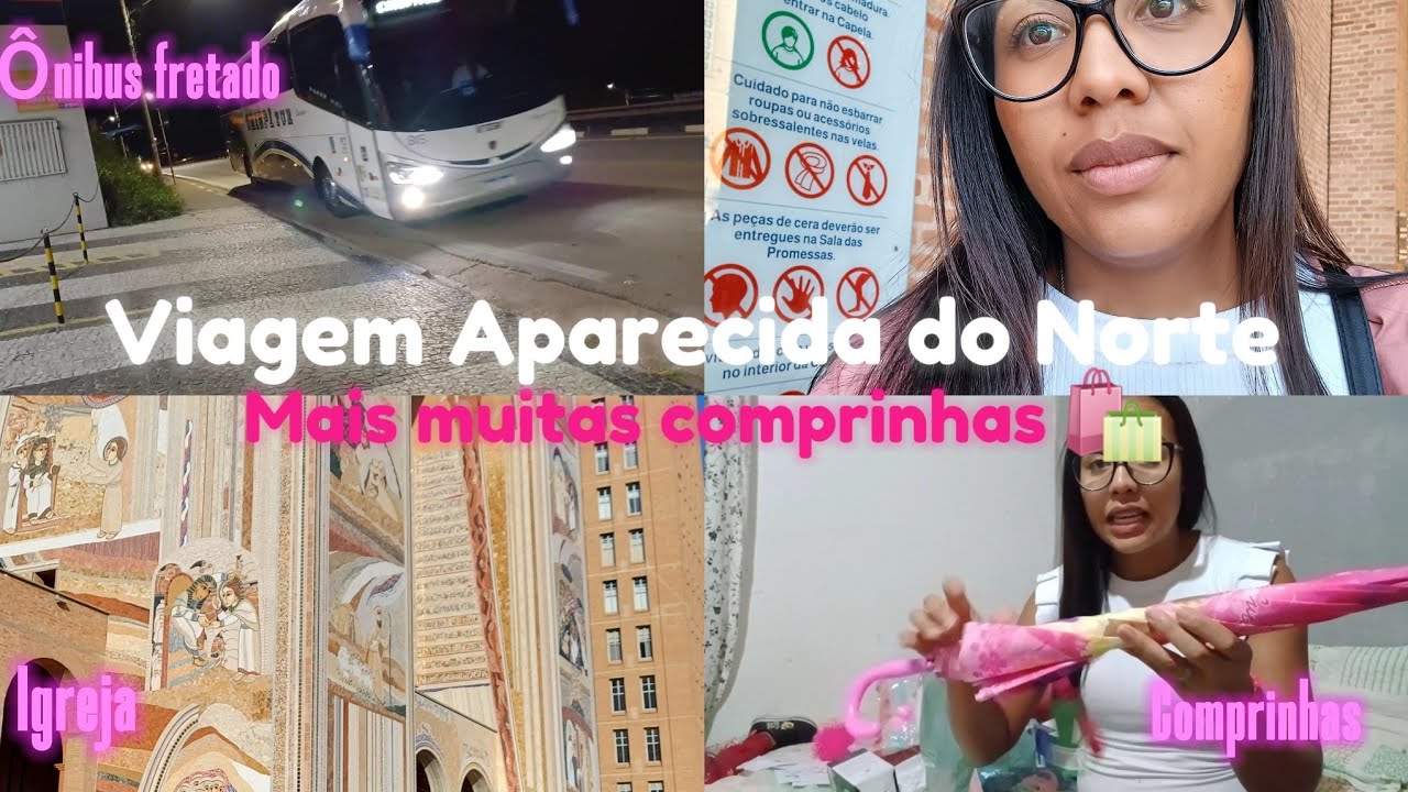 Mini vlog em Aparecida | + Comprinhas que fizemos na viagem