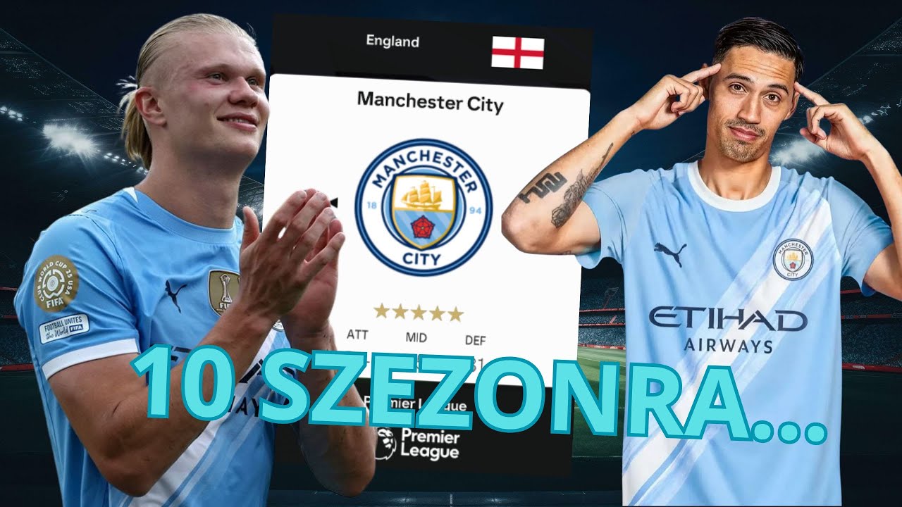 Manchester City menedzsere lettem 10 szezonra...