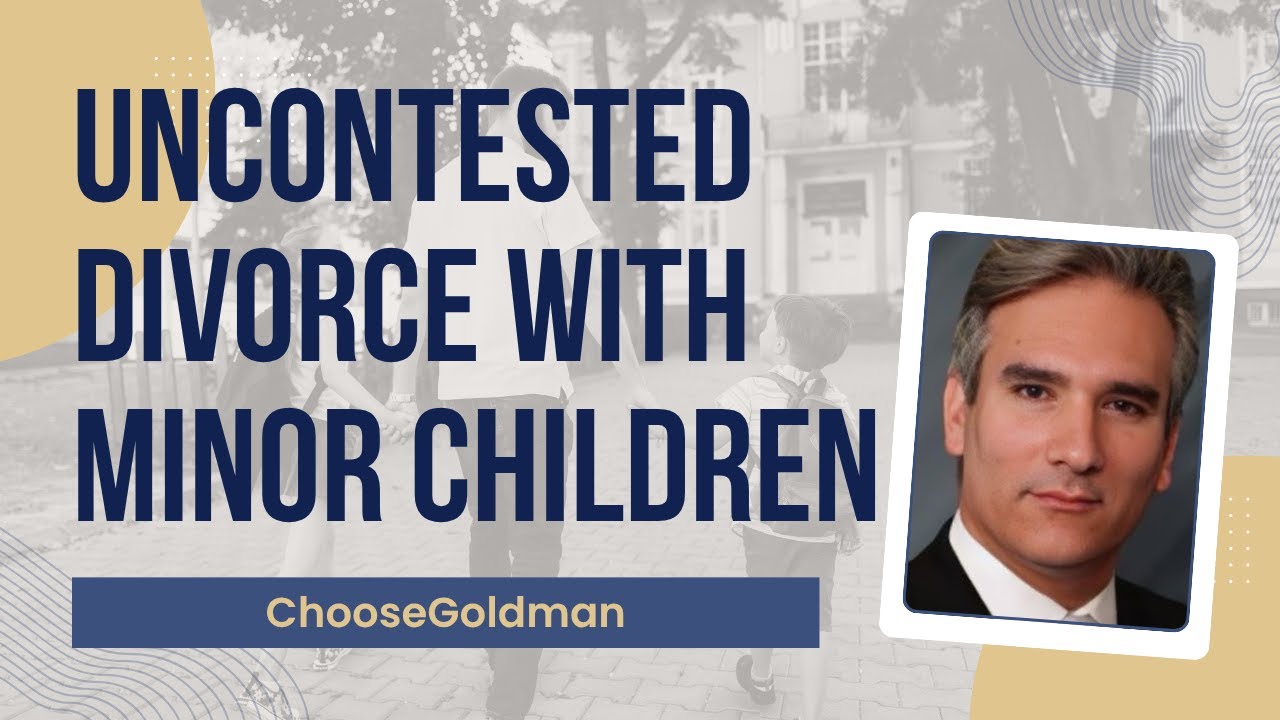 How An Uncontested Divorce With Children Works