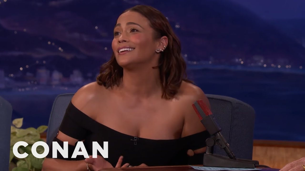Paula Patton’s 7-Year-Old Son Is Obsessed With Fruit | CONAN on TBS