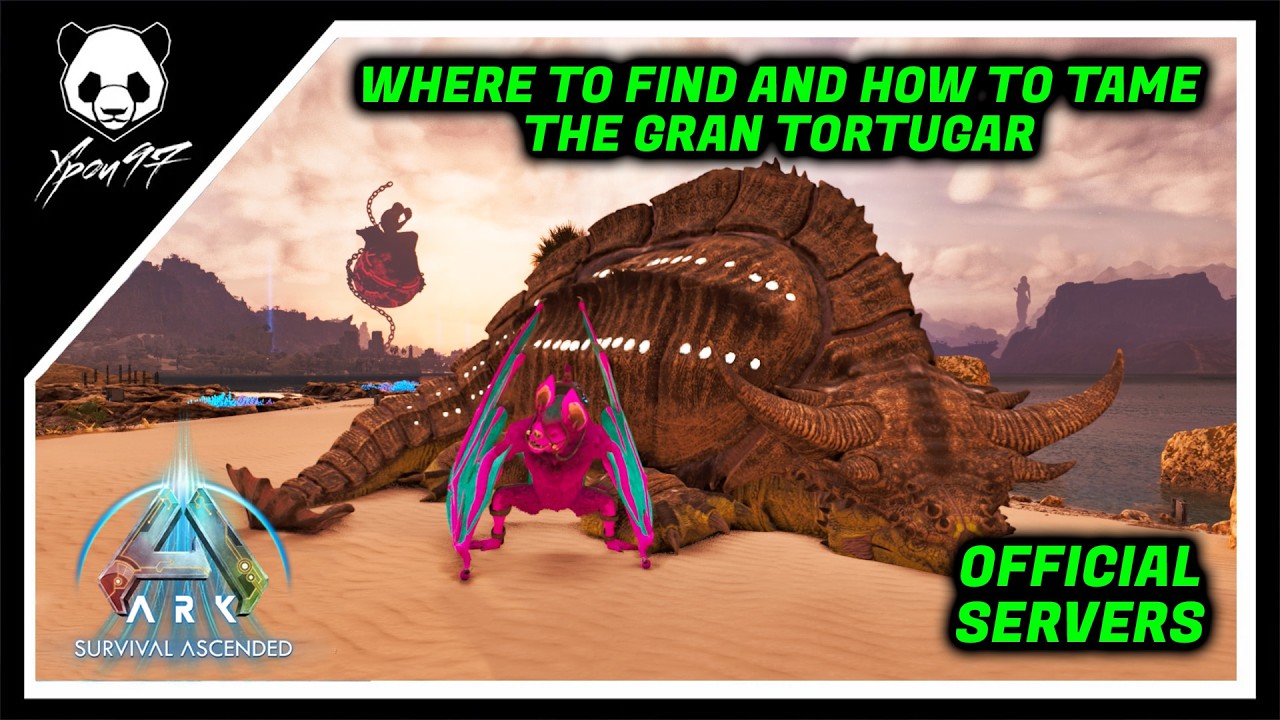 Where To Find And How To Tame The Gran Tortugar | ARK: Survival Ascended