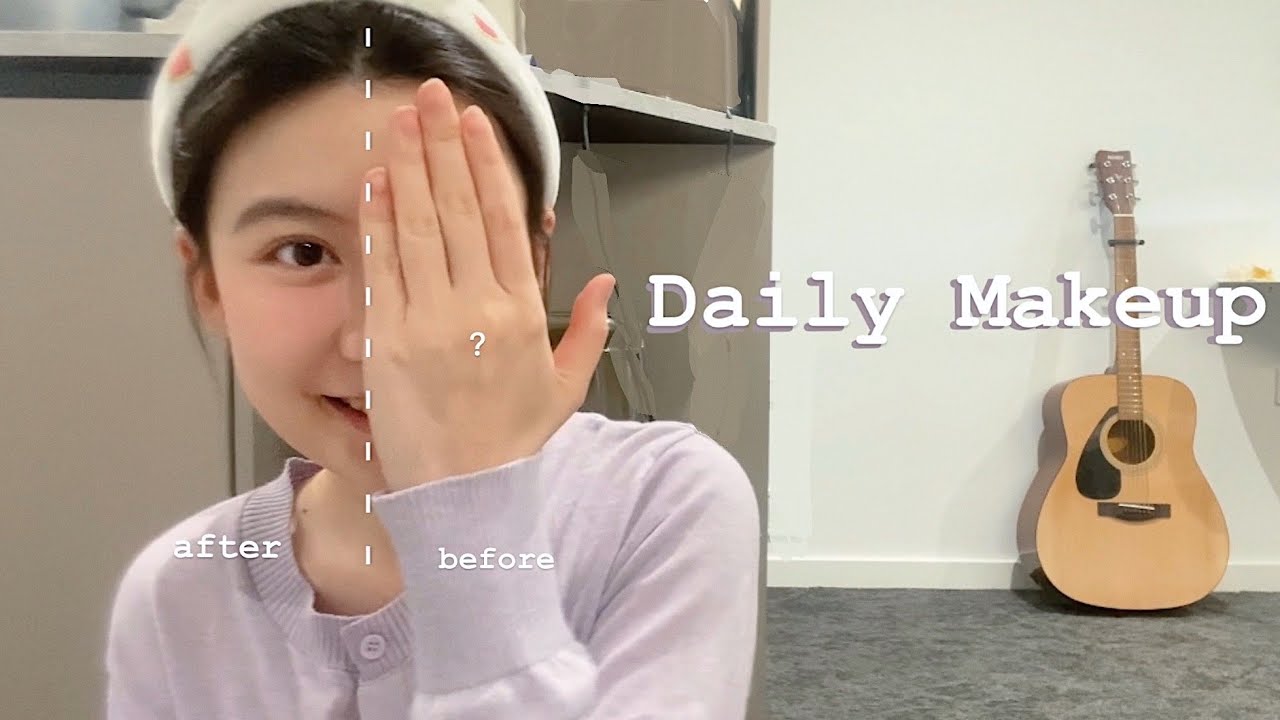 我的日常妝容！✨ 自然日常的、初學者妝容 🎀