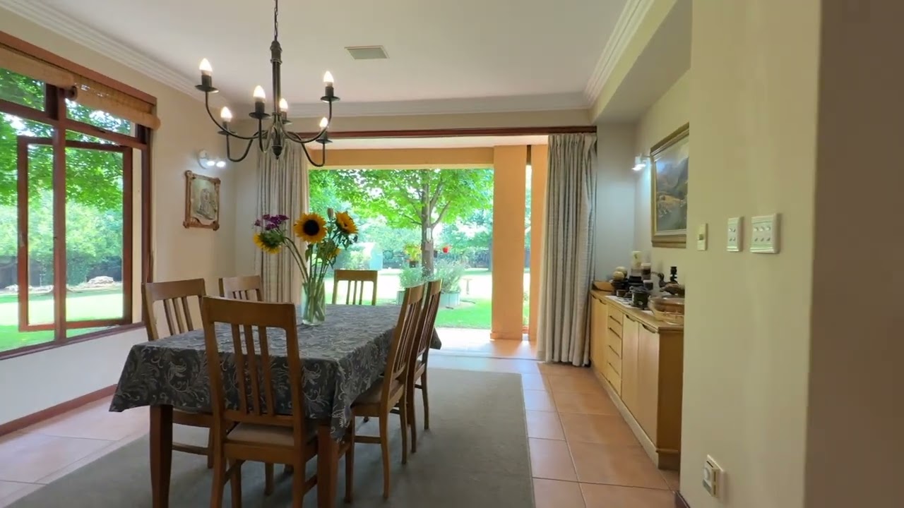 Grand Mooikloof Equestrian Family Residence with Flatlet, Pool, Borehole, Solar and 6 Garages