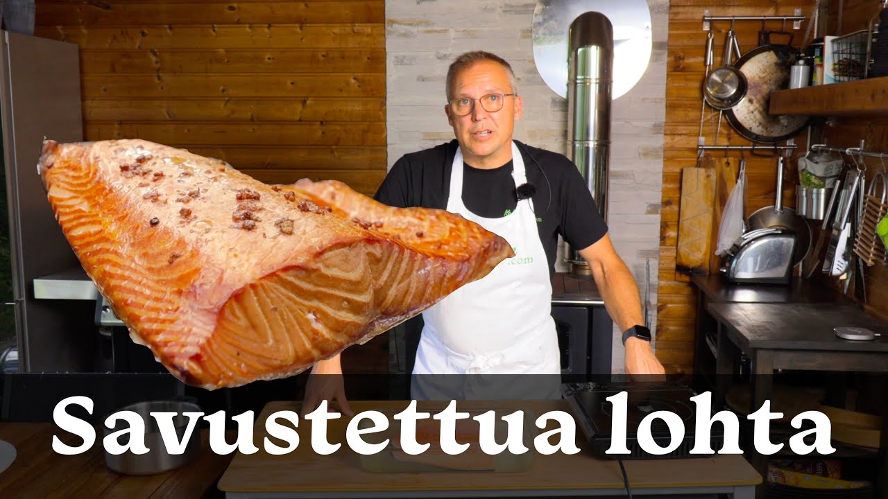 Grillataan jakso 6 Lohen savustus ja kanttarellikastike 4K