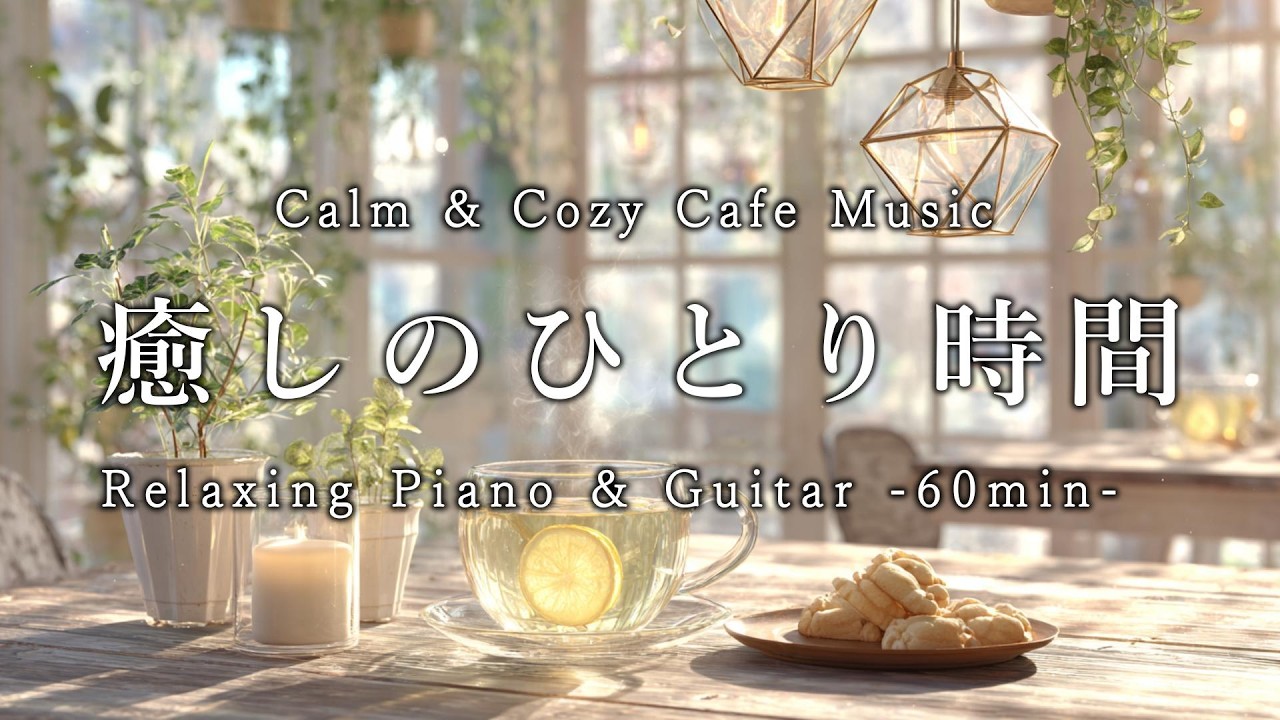 【カフェBGM】癒しのひとり時間|リラックス・読書・勉強・作業用ピアノ音楽 60分|Music for relaxing, reading, studying, and working