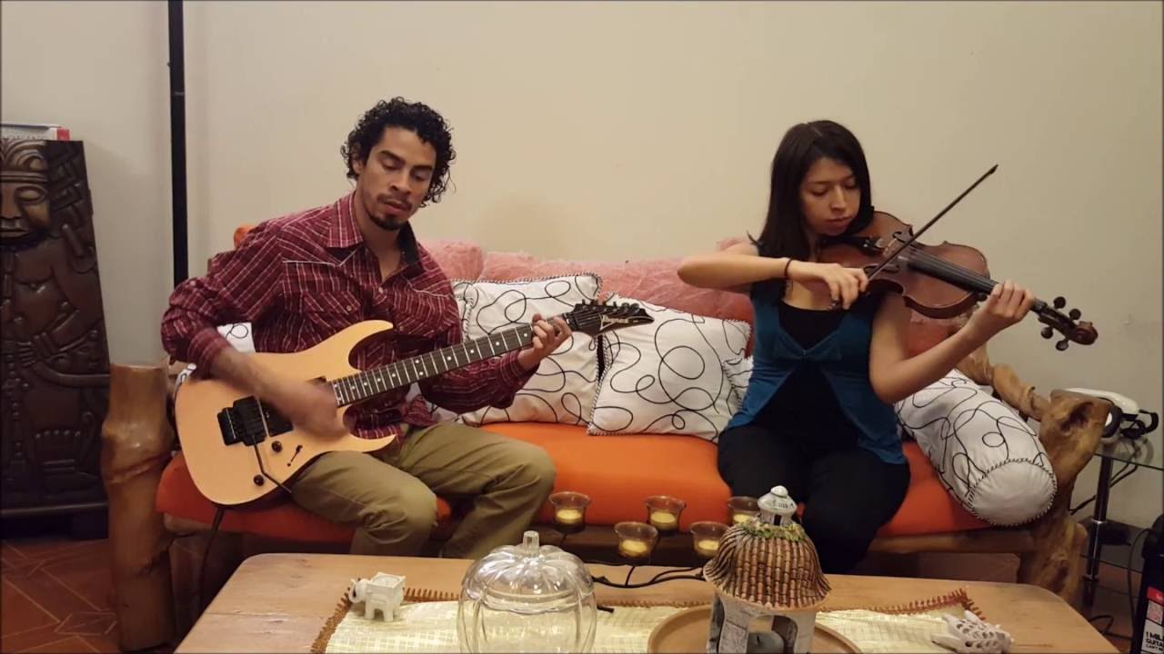 Space Oddity - David Bowie - Guitar & Violin Cover (Duo Décuple)