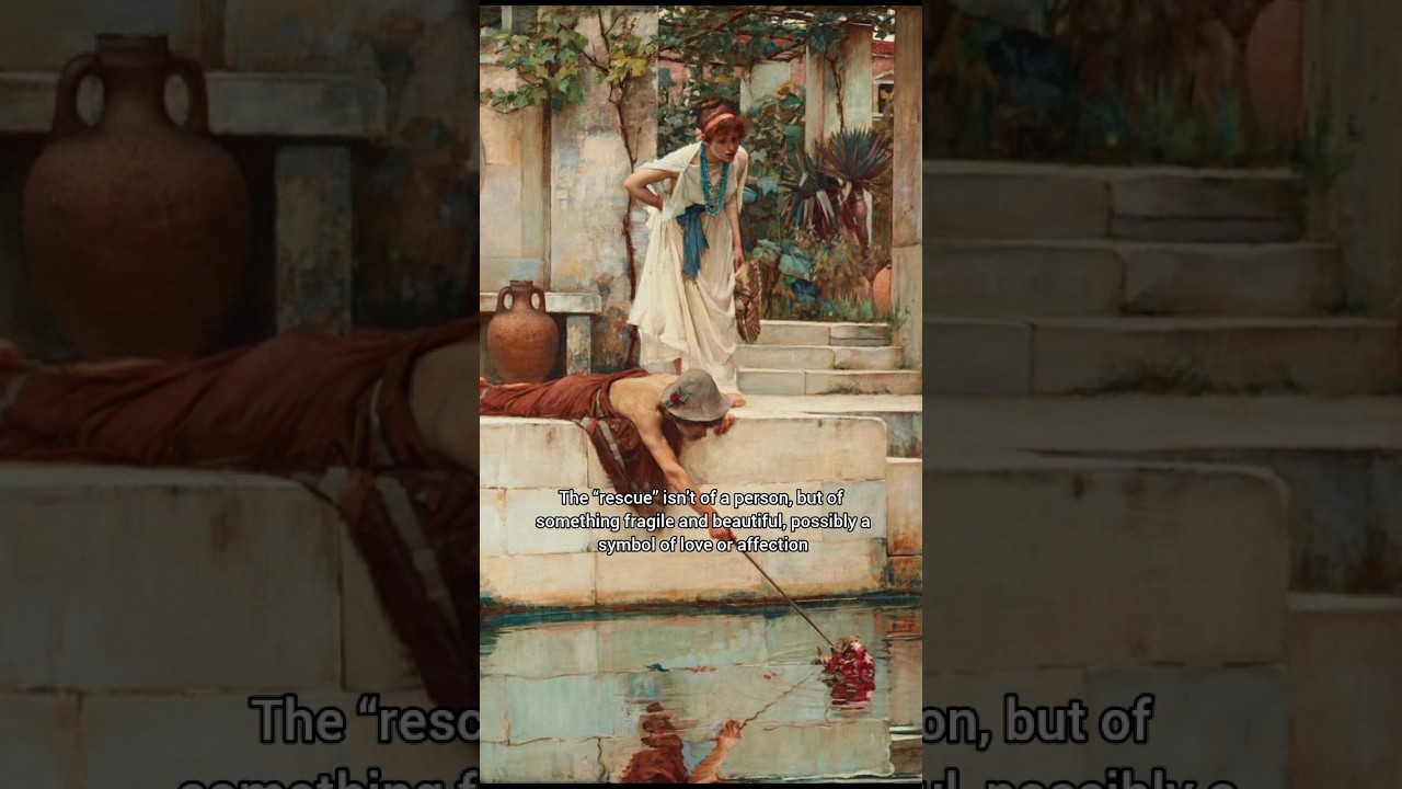 &ldquo;The Rescue&rdquo; by John William Waterhouse #love #lovepainting #flowers #classicalpainting