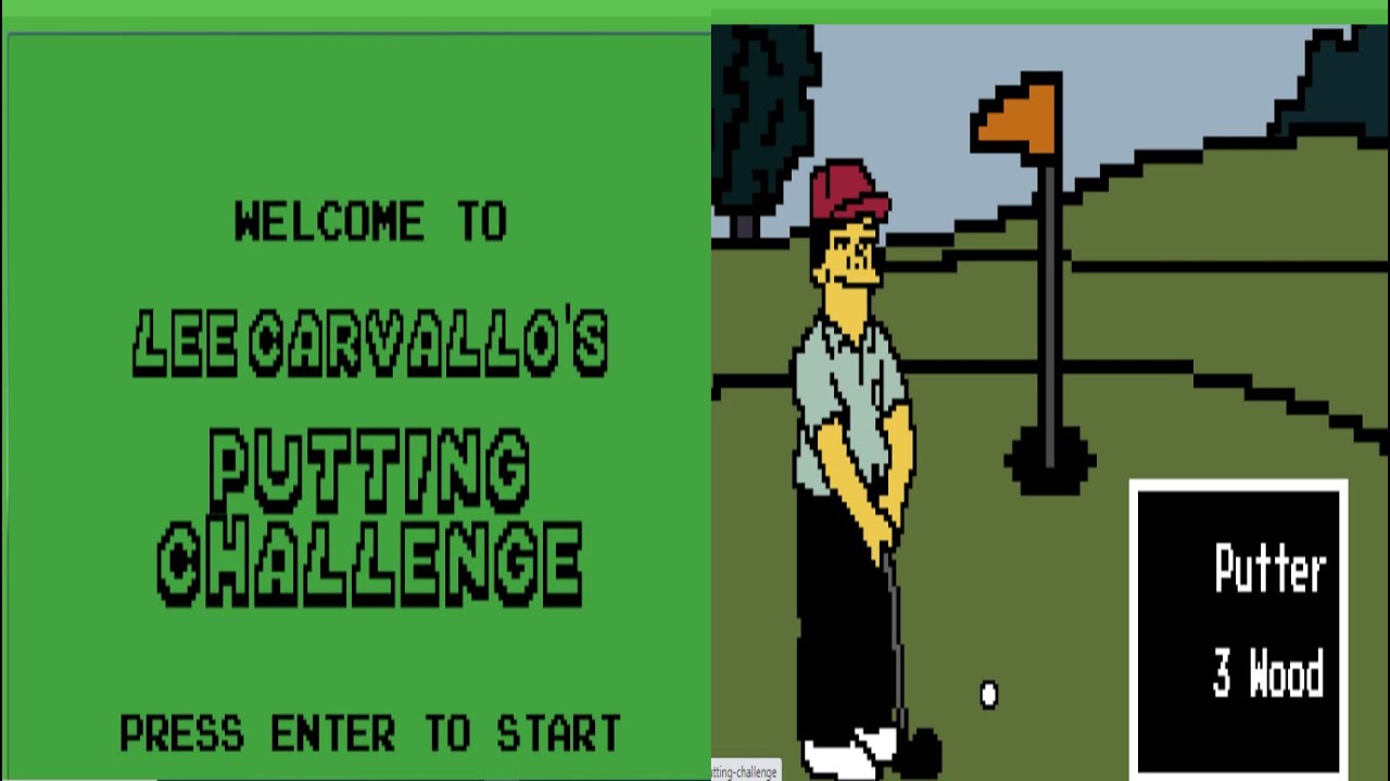 SIMPSON'S Lee Carvallo's Putting Challenge [REAL GAME]