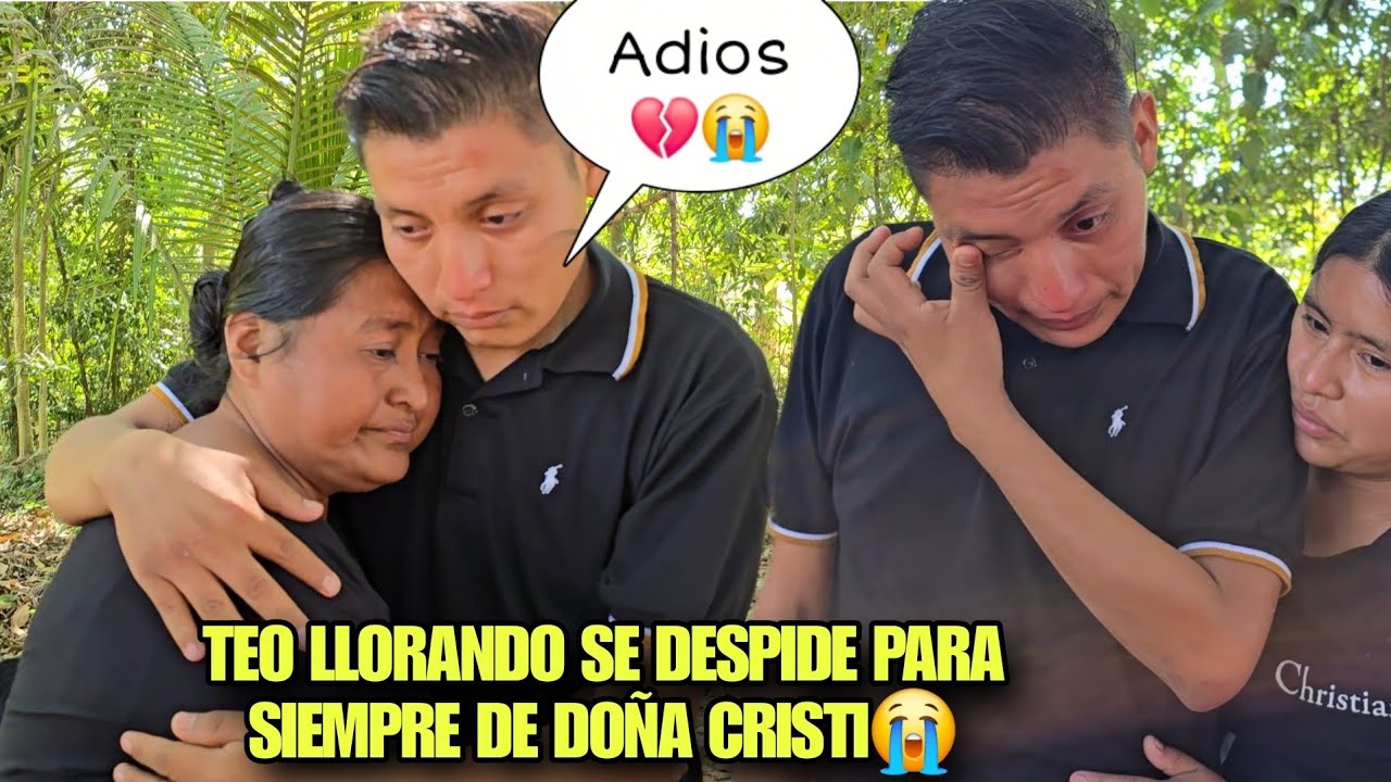 OMG TEO Llorando Se Despide De Doña CRISTI, Esta Es La Peor Despedida Del Año😭