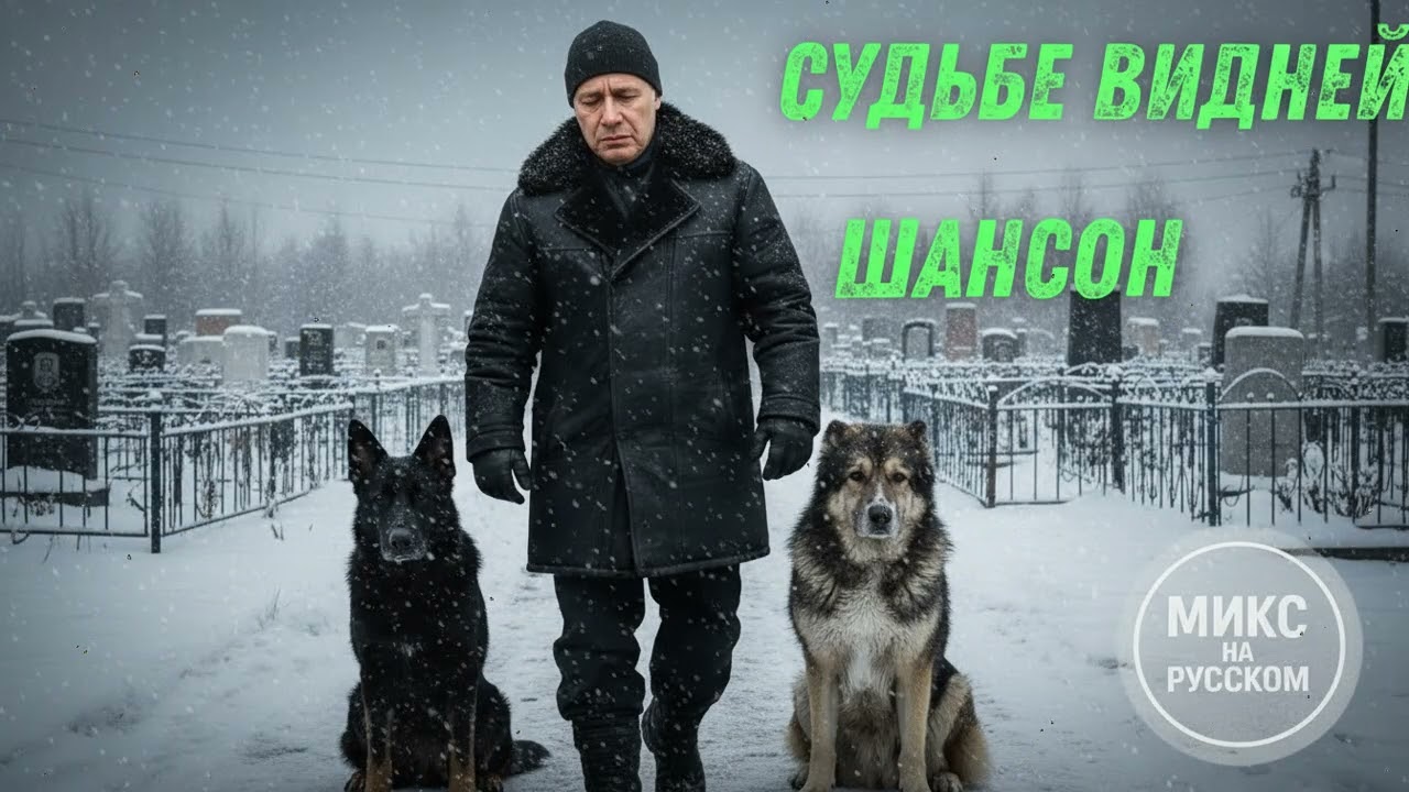 🌑🐕 НОВЫЙ ХИТ Старый двор ШАНСОН ДЛЯ ДУШИ – Кладбище и друг рядом