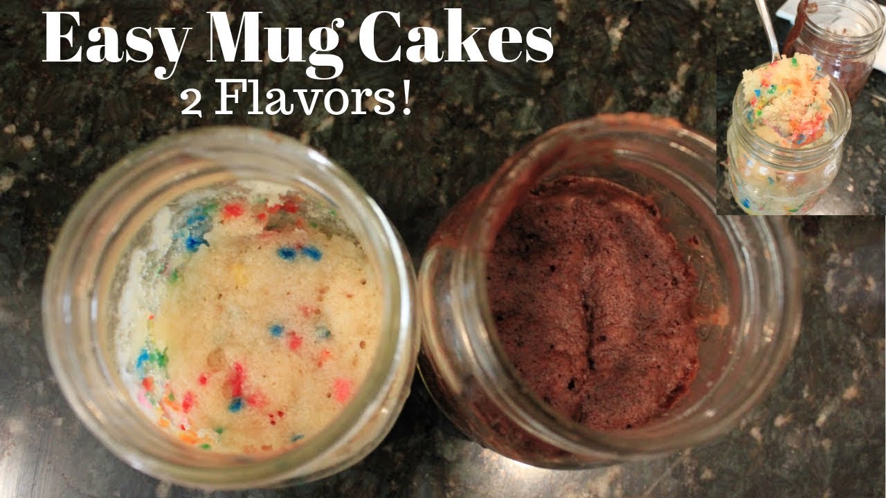 Vanilla Mug Cake Recipe (+ Chocolate) | How to Make Cake in a Microwave