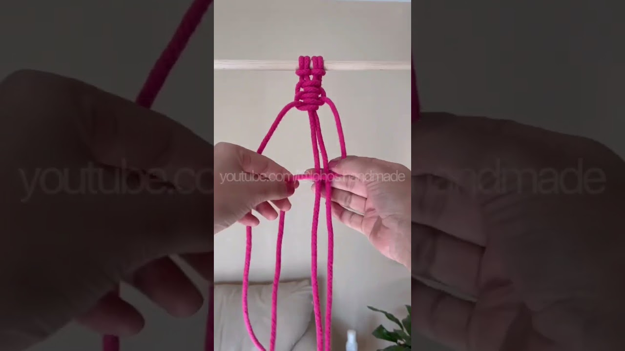 Macrame Pattern and Knot Tutorial for Beginner and Intermediate