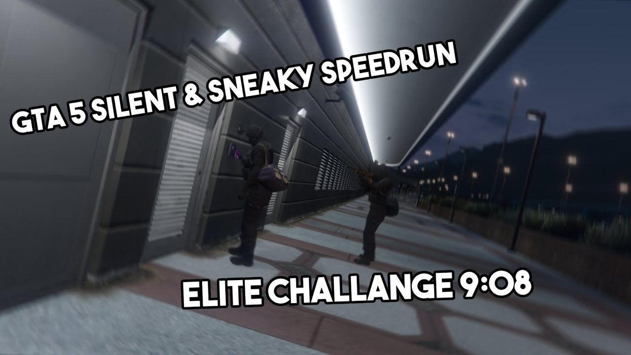 GTA 5 Casino Heist WR Speedrun Silent & Sneaky 9:08 + Elite Challenge