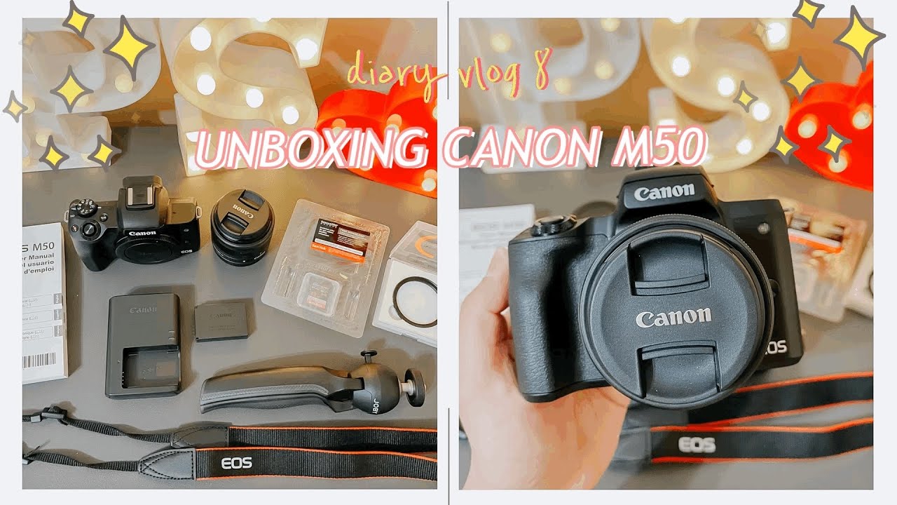 UNBOXING CANON EOS M50 | BEST BEGINNER’S CAMERA 2020 | Photography and Vlogging • theprincessdiary