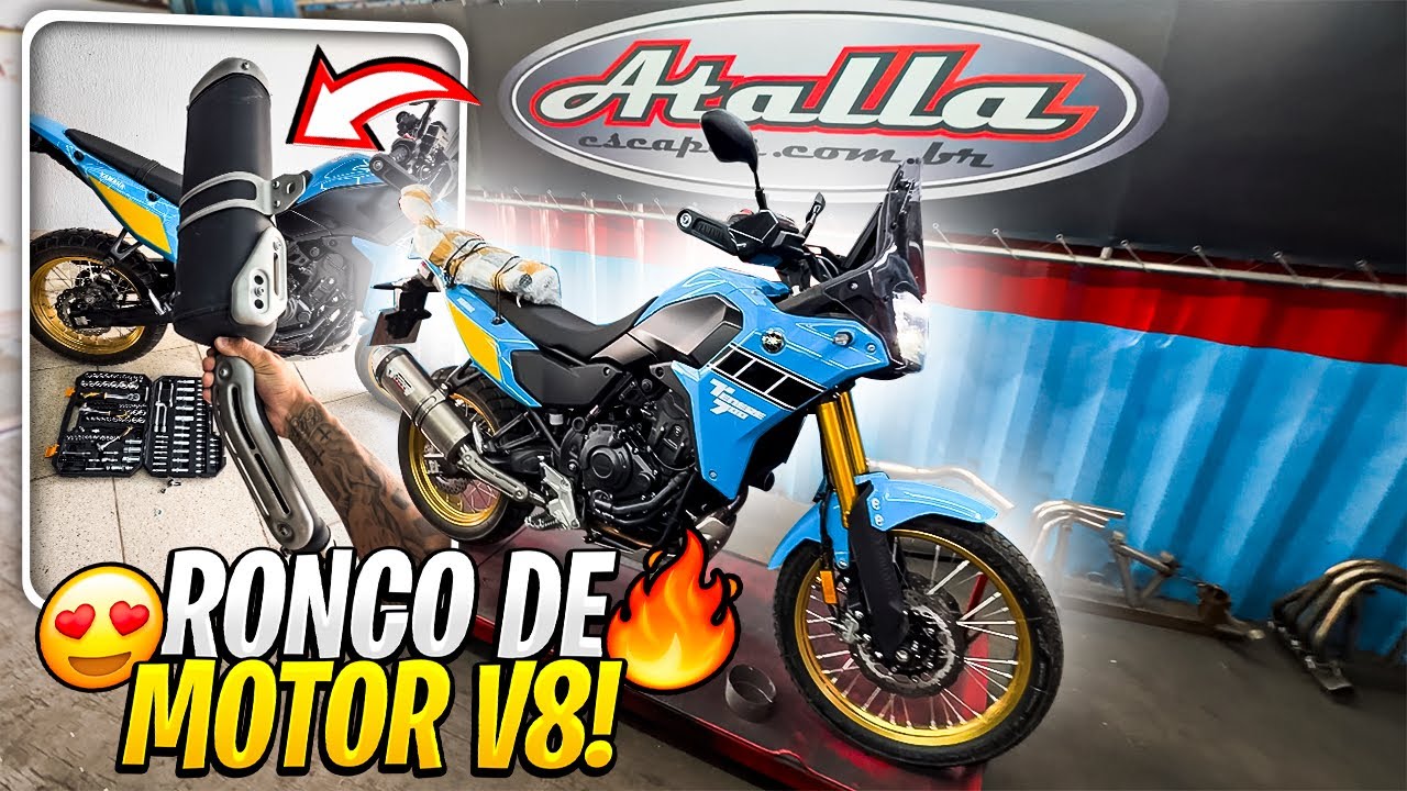 MEU ESCAPE NOVO TENERE 700 2026 0KM | E DEIXEI ELA SÓ O CANO 🔥