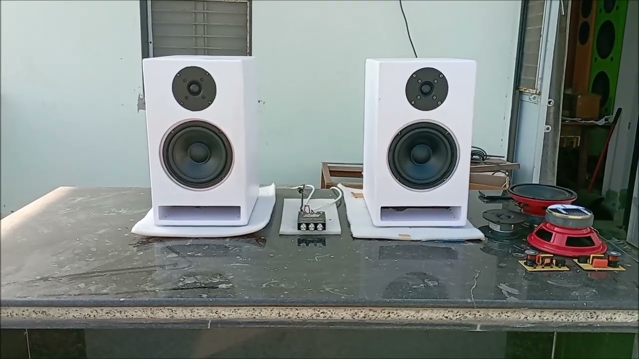 NRS speaker enclosure with sweton woofer sound test