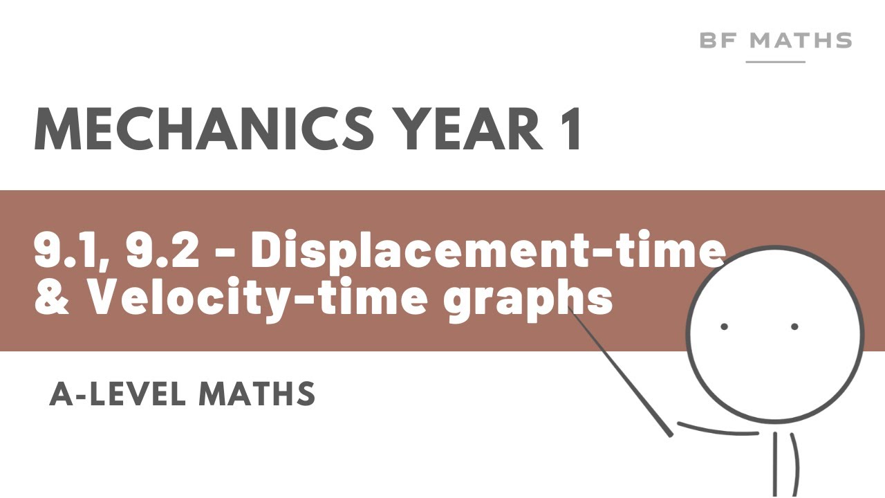 A-Level Maths | Mechanics Year 1 | 9.1, 9.2 - Displacement-time & Velocity-time graphs | Edexcel