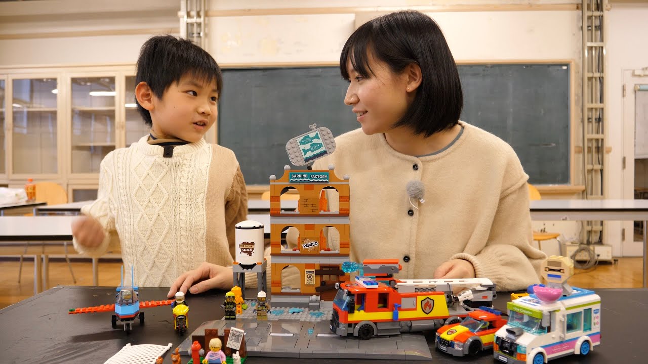 レゴ シティ アイスクリームトラックを追え！＆消防訓練で遊んでみた