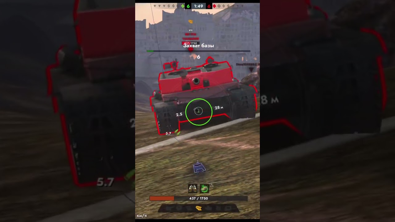 Это ТАНК оказался ИМБОЙ и удивил СТАТИСТА в БОЮ #blitz #tanksblitz #shorts 