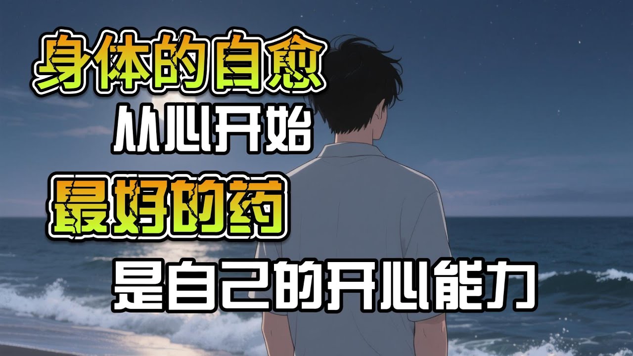 身體的自愈，從心開始，最好的藥，是自己的開心能力#感悟 #情感 #心靈暖流 #正能量 #人間心理 #心灵感悟 #人間心理 #人生感悟