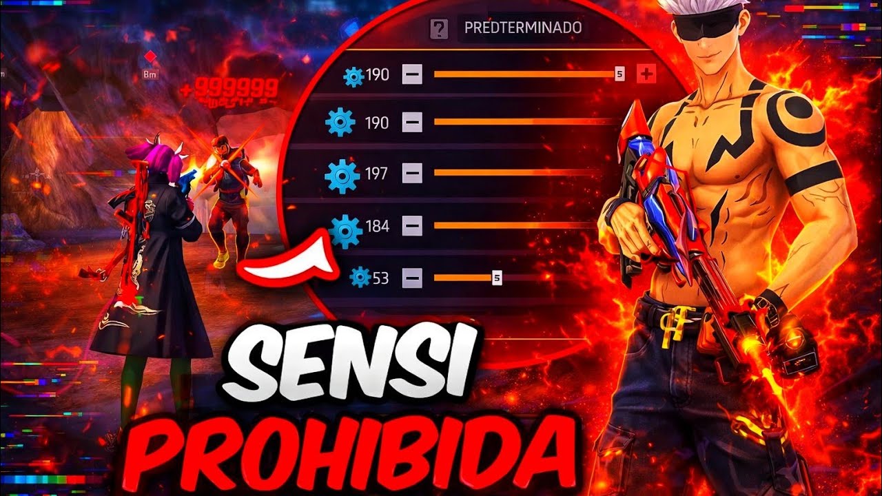 ¡LA MEJOR SENSIBILIDAD BOYKA FF👹🩸PARA DAR TODO ROJO CON Y SIN DPI FREE FIRE NUEVA ACTUALIZACIÓN! ☠️