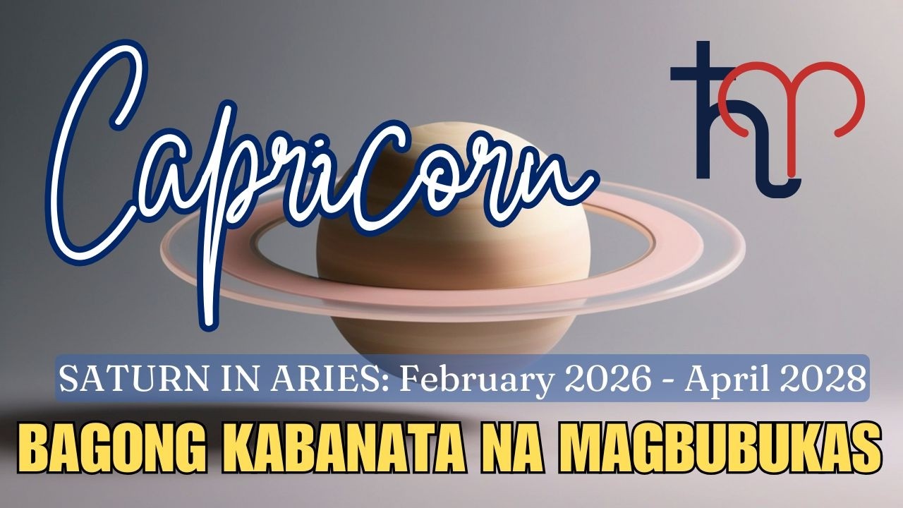 ♑ CAPRICORN, May Bagong Kabanatang Magbubukas Para Sayo 🪐♈️  SATURN IN ARIES 💫 Astro Tarot Reading