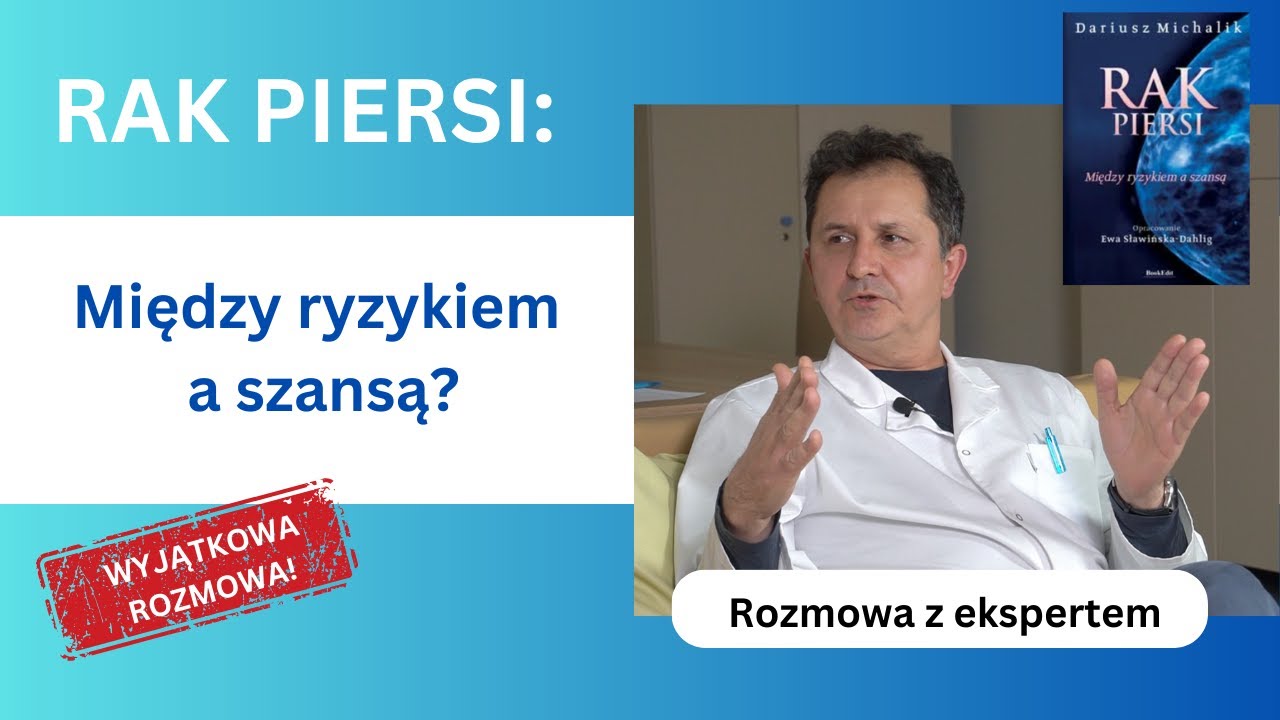 Odcinek 132. Rak piersi: Miedzy ryzykiem a szansą. Rozmowa z autorem książki.