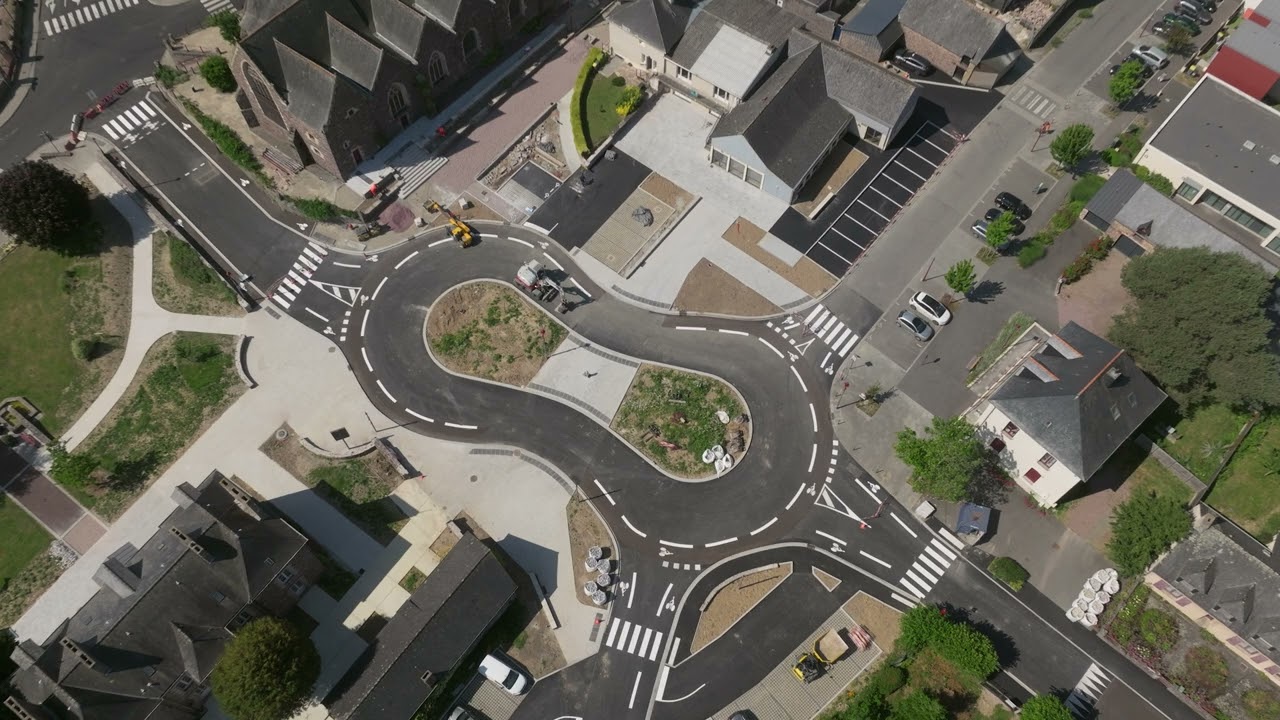 Aménagement de la place de l'église - Timelapse
