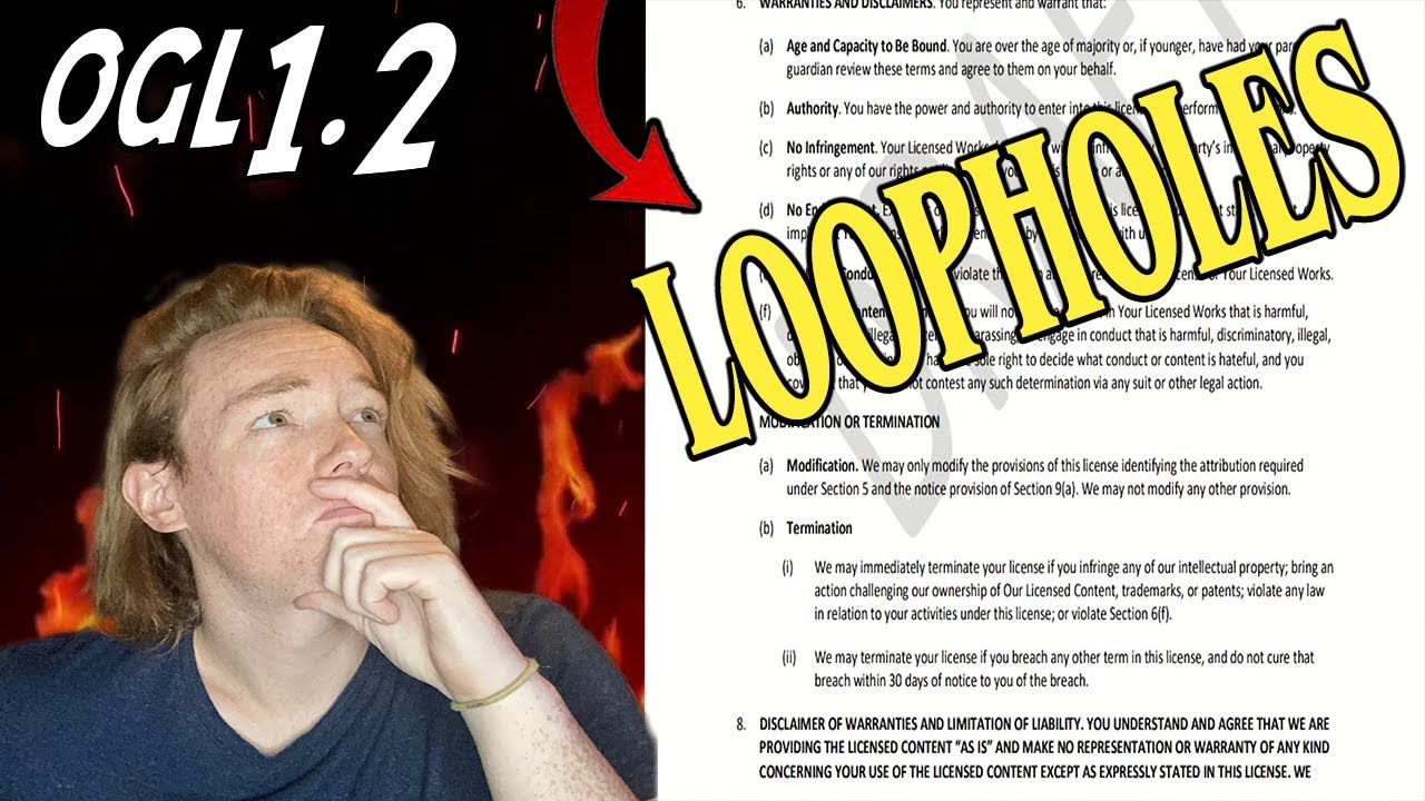 ЛАЗЕЙКИ! WotC выпустил проект OGL 1.2, и в нём возникла проблема